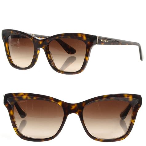 prada faux tortoiseshell 57mm cat eye sunglasses|prada sunglasses women's tortoise.